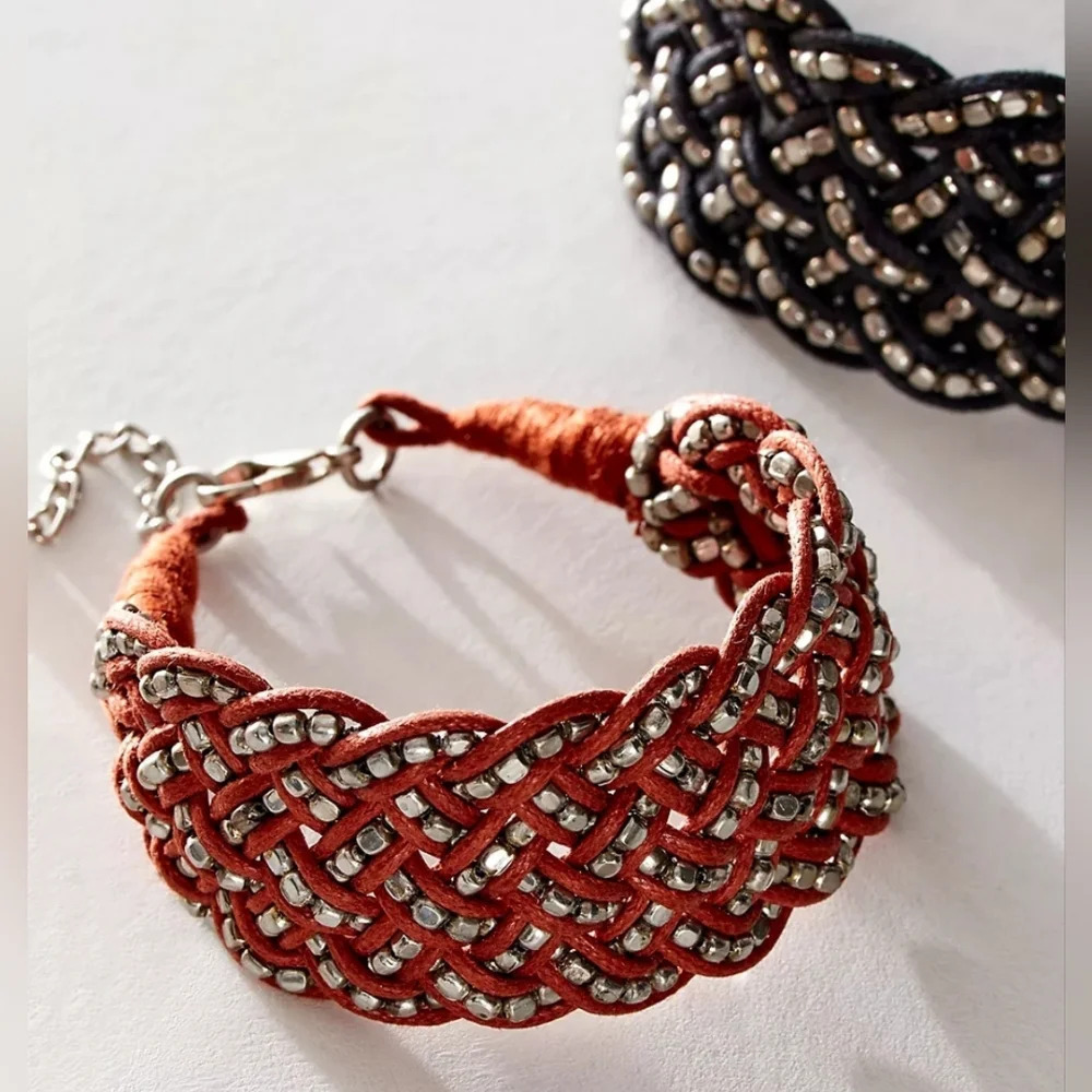 FREE PEOPLE, City Slicker Bracelet, Brown/Sable - NWT!!!